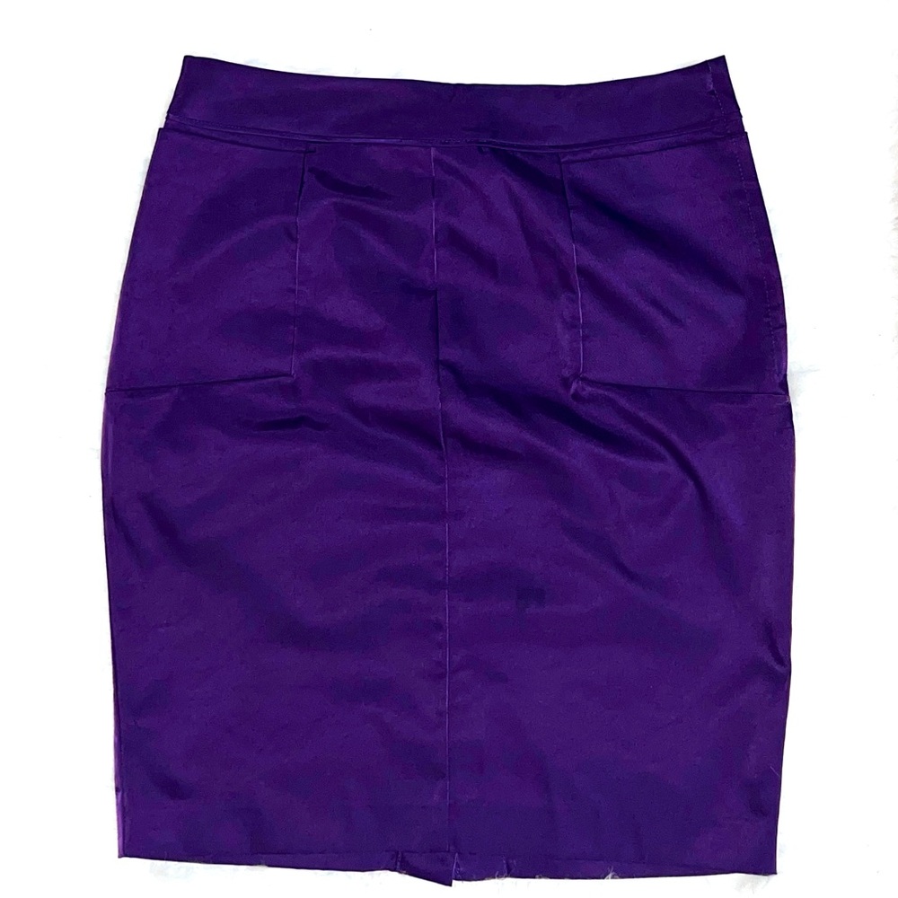 Wine Purple Pencil Skirt x H&M